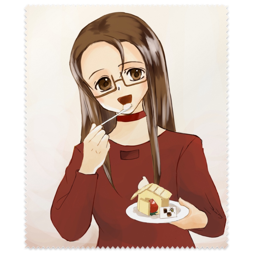 メガネ拭き_朝比奈京子 北へ。Diamond Dust