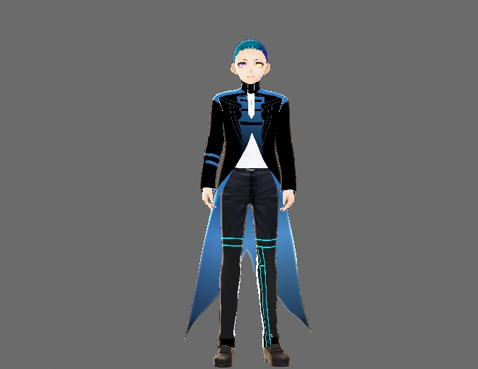[clotes] Dark blue oozoku costume