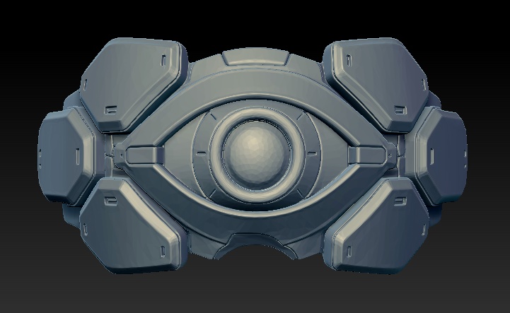 【DEMO版 / FBX単体】バイザーユニット -Eyetype-