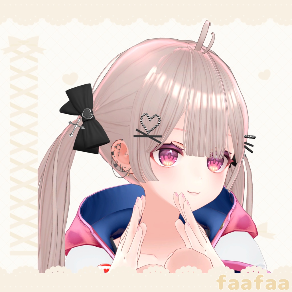 【VRC】Amor Muse Earring【11アバター対応】