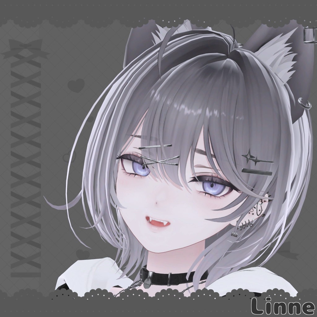 【VRC】Amor Muse Earring【11アバター対応】