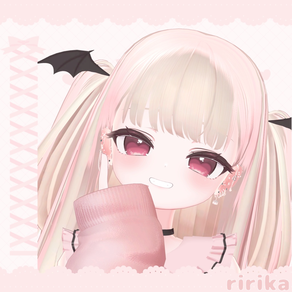 【VRC】Amor Muse Earring【11アバター対応】