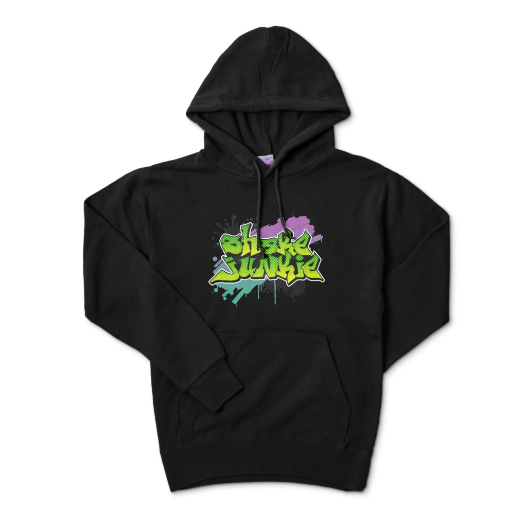 ShakeJunkieパーカー・ブラック
