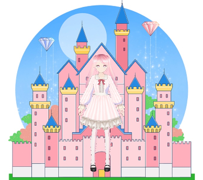 粉紅公主vrm 3d 免費