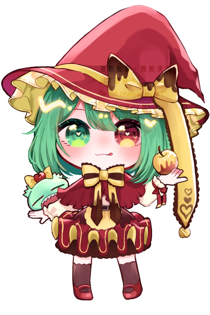 りんごちゃんアクリルスタンド(魔女ver)