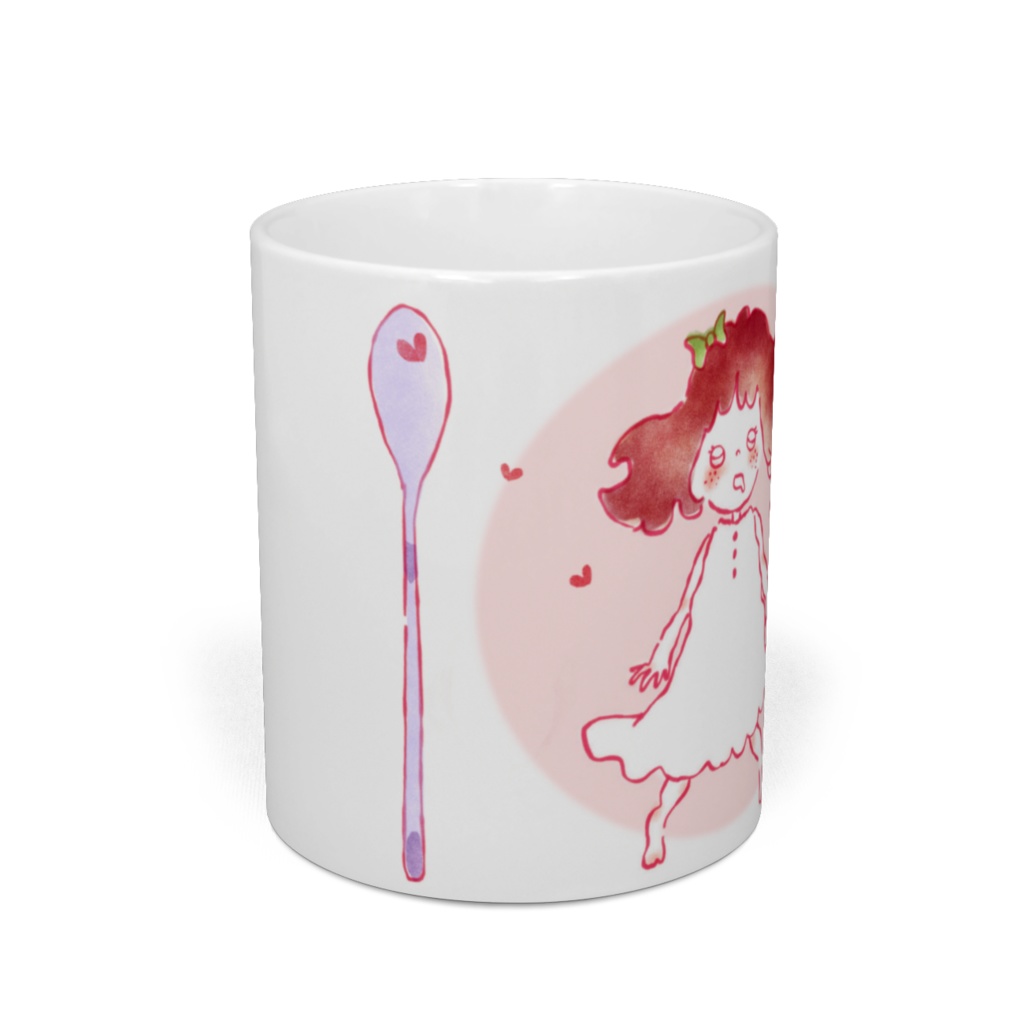 ぽわんおなかすいたマグ