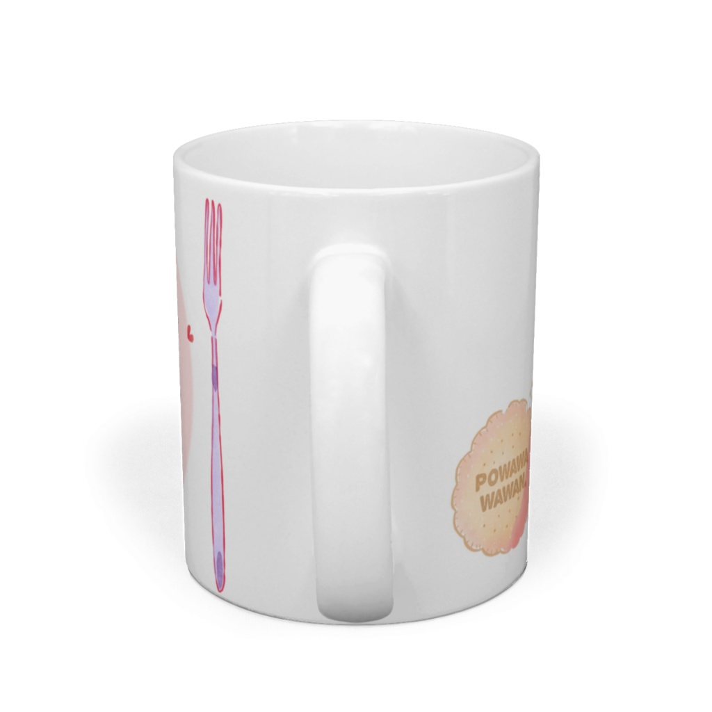 ぽわんおなかすいたマグ