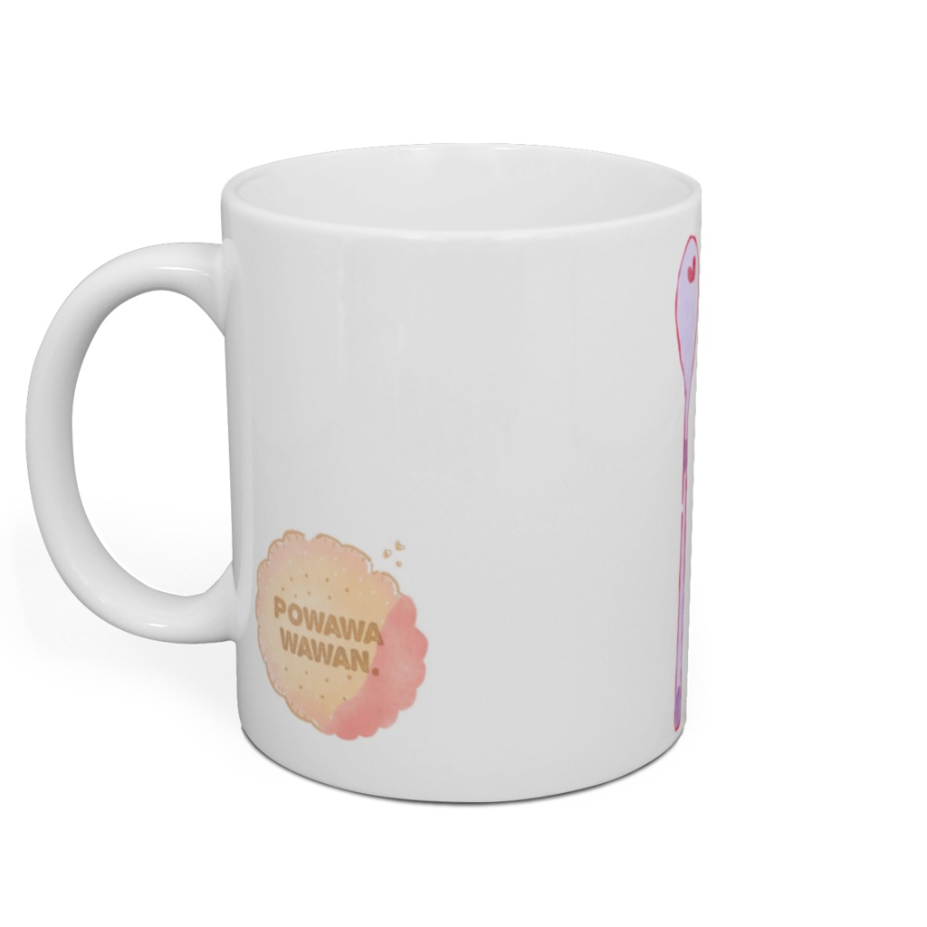 ぽわんおなかすいたマグ