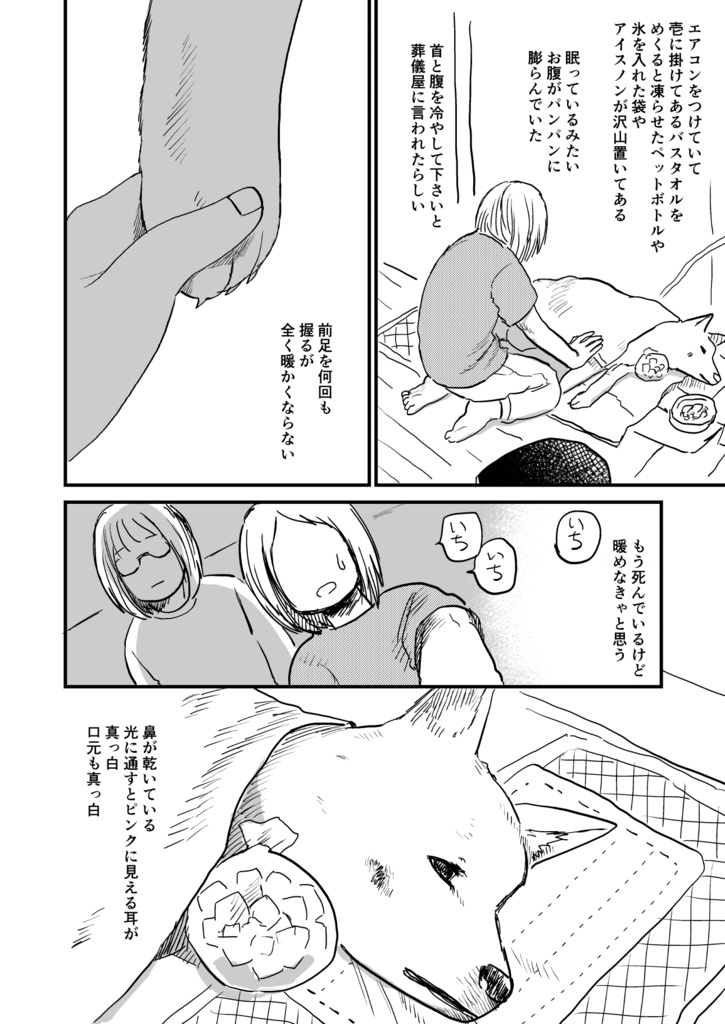 実家の犬が死んだ