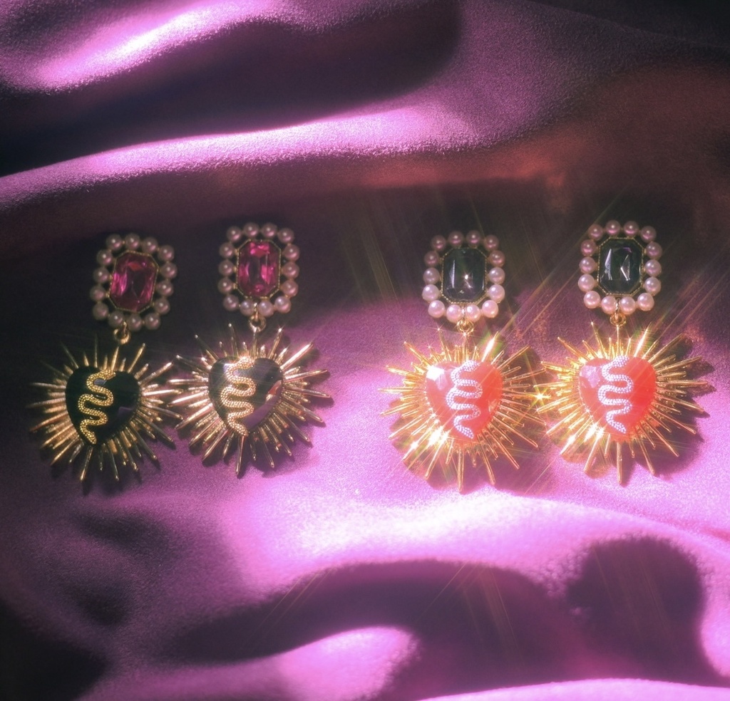 【Eden概念】🐍 –悦び– ❤️‍🔥 ／pierce、earring 