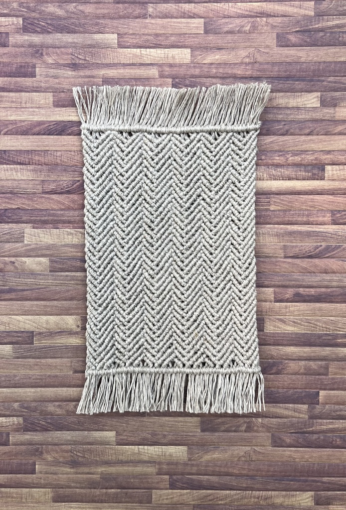 (受注販売) マクラメラグ【やまなみライン】