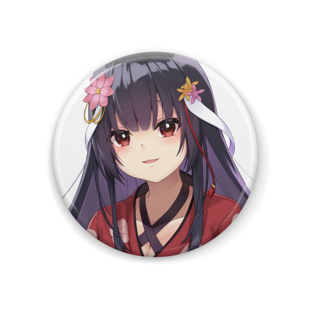 缶バッジ(44ｍｍ)_和花葉ちる1