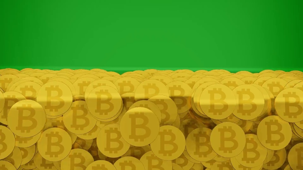 【動画素材】シーンチェンジ素材/ビットコイン(タルコフ)