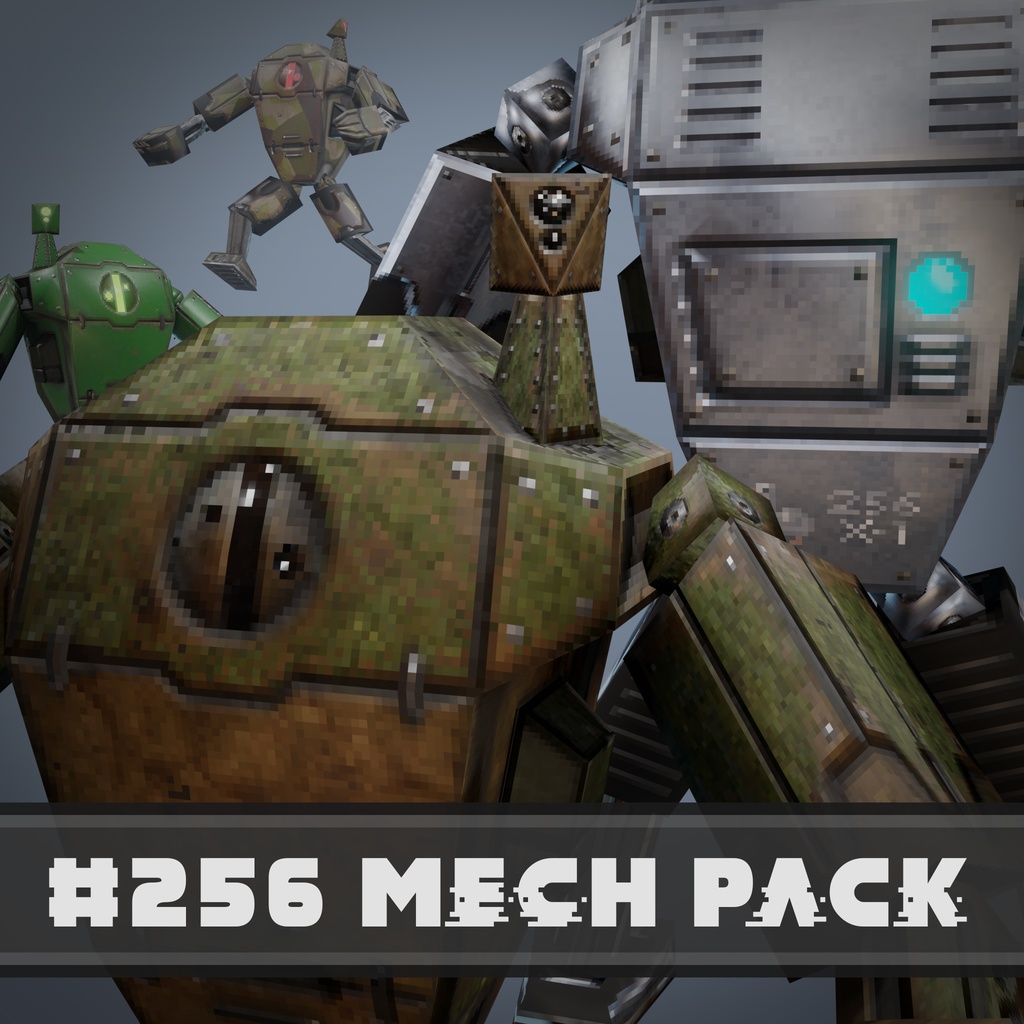 256fes Mech Pack (VRChat Avatar)