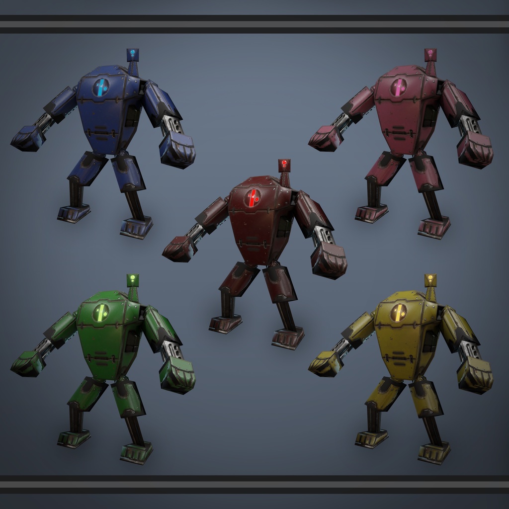 256fes Mech Pack (VRChat Avatar)