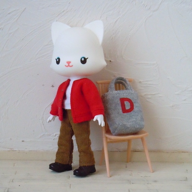 ドール用:シンプルストレートパンツ(開きなし)