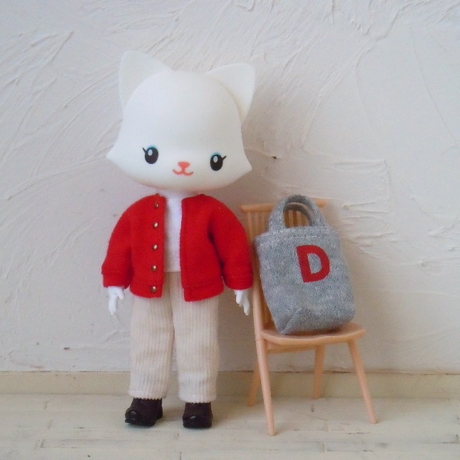 ドール用:シンプルストレートパンツ(開きなし)