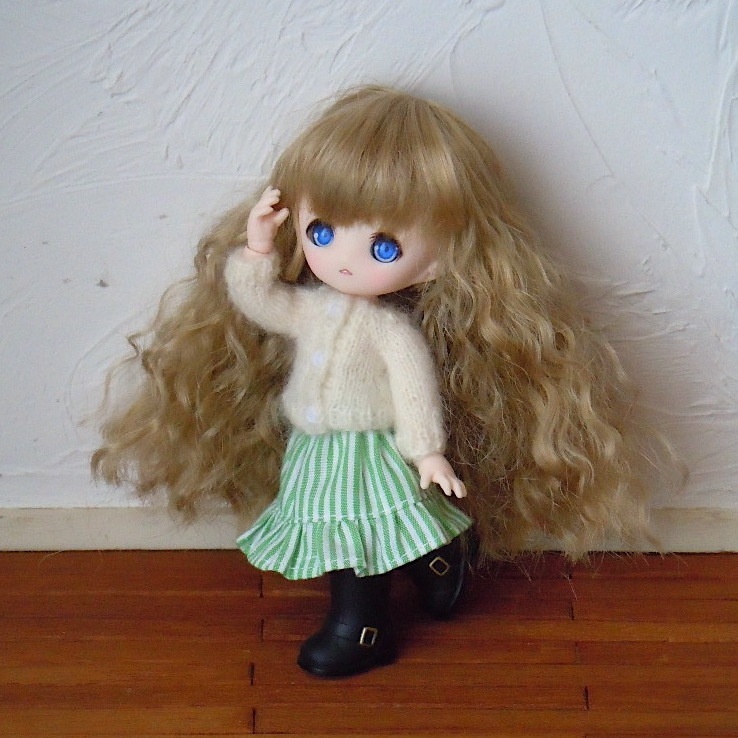 ドール用:モヘアシンプル2WAYセーター