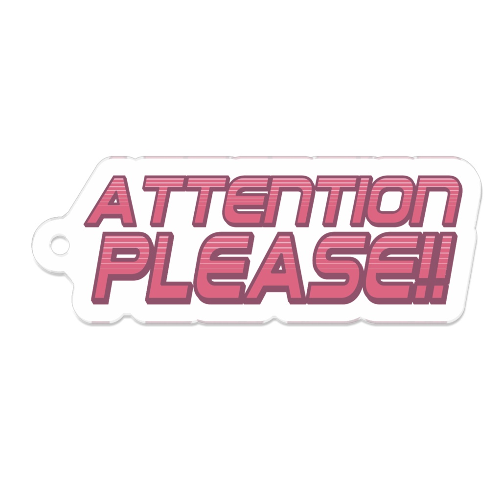 AttentionPlease!! ロゴアクリルキーホルダー