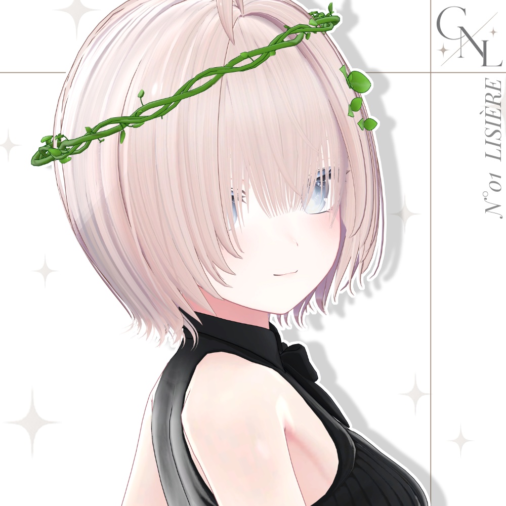 🍃【13 avatars】N°01 LISIÈRE/short hair【VRC Hair】