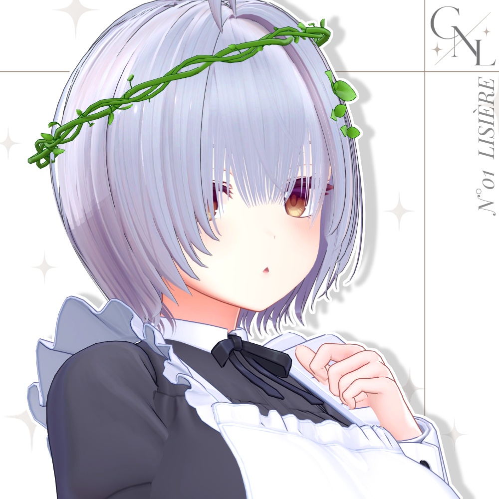 🍃【13 avatars】N°01 LISIÈRE/short hair【VRC Hair】
