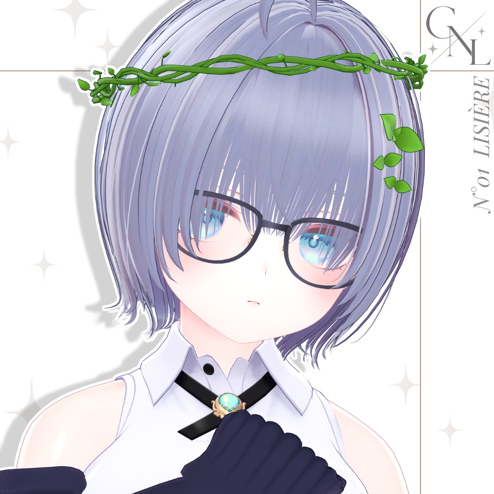 🍃【13 avatars】N°01 LISIÈRE/short hair【VRC Hair】