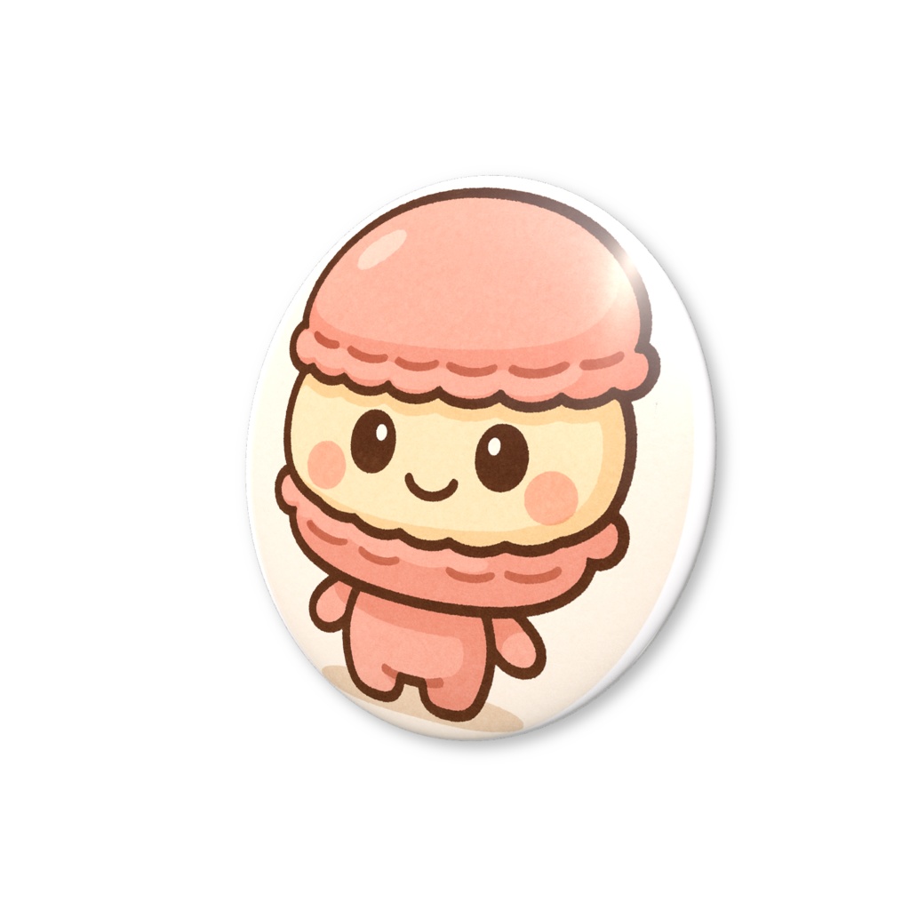 マカぽん缶バッジ もも