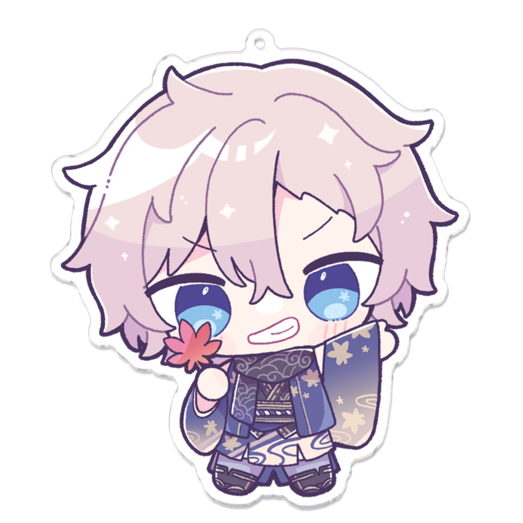 2周年記念グッズ2024 アクリルキーボルダー/ HazukiKaede Goods - AcrylicKeychain