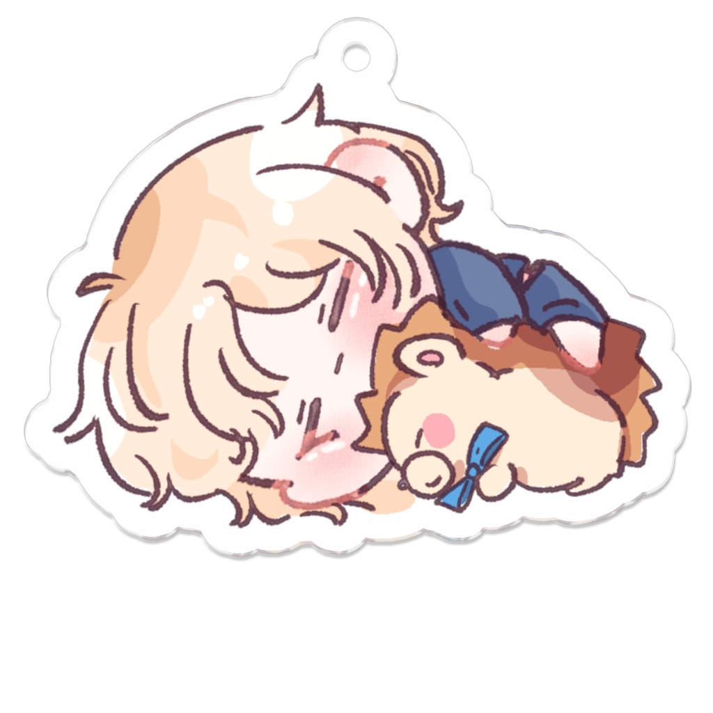 3周年記念グッズ2025 ごろごろアクリルキーホルダー/Hazuki Kaede Goods -AcrylicKeychain