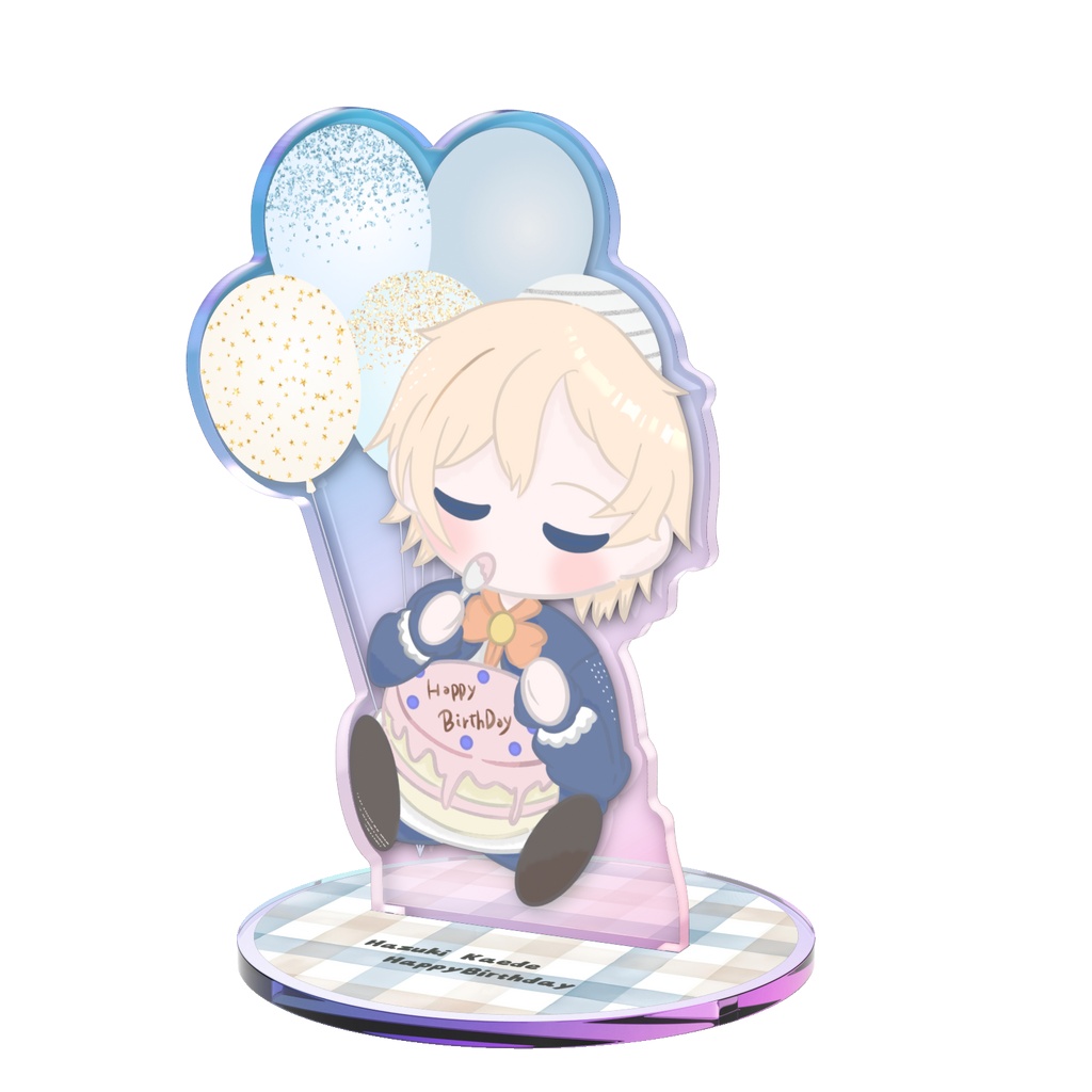 生誕祭記念グッズ2026 オーロラアクリルフィギュア/Hazuki Kaede Goods -AcrylicFigures