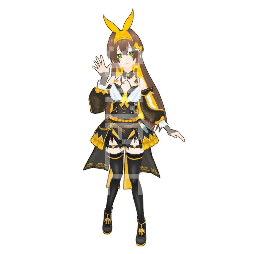【1周年記念】茉麦レヨ 初グッズセット(アクリルスタンド&ステッカー)