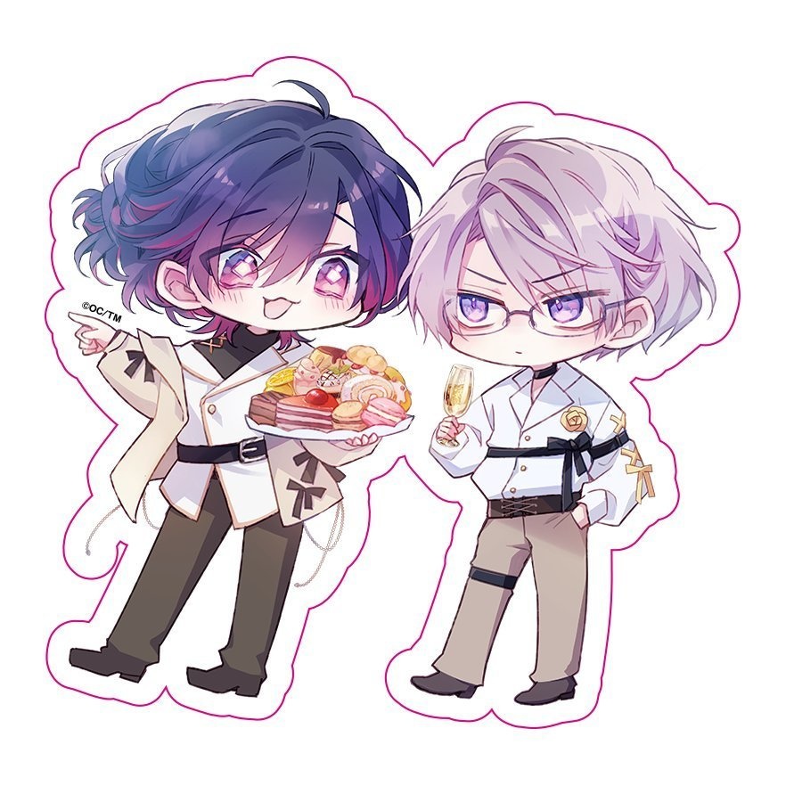 ＜受注＞ダイカットステッカー【音海ちさ】（Cab100カフェ）