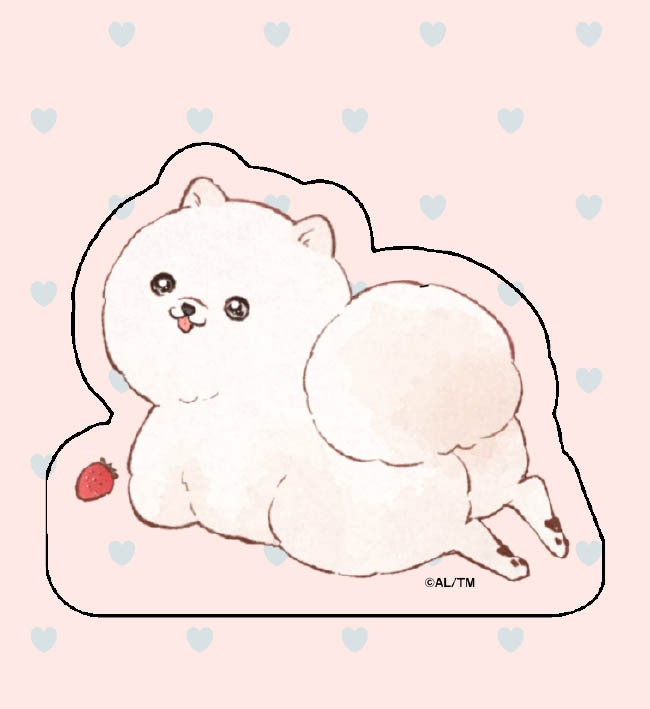 【受注】みーちゃんアクリルブロック【イチゴ】（鬼暴Cafe2026-With Doggy-）