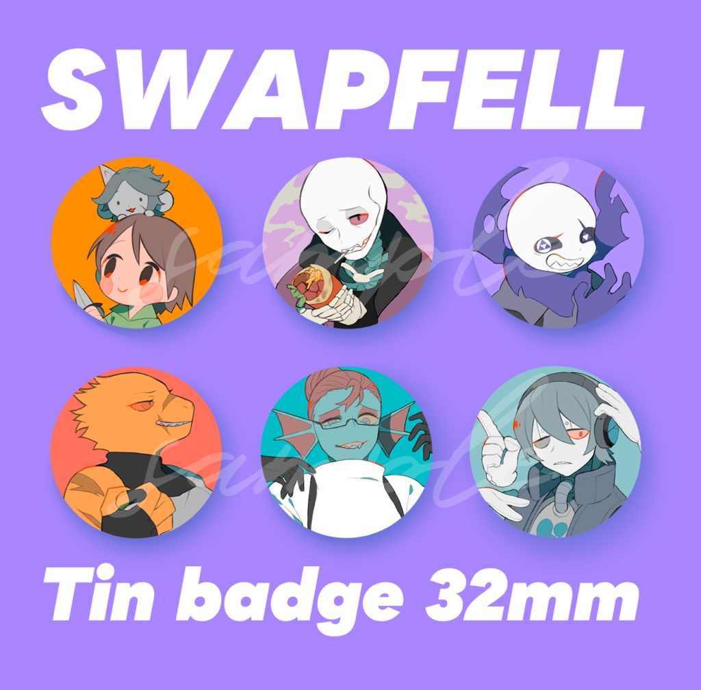 SWAPFELL 32mm 缶バッジ