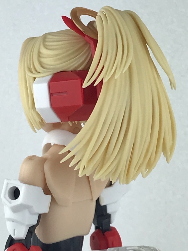 メガミデバイス 朱羅 弓兵 用 髪パーツ (武装モード)