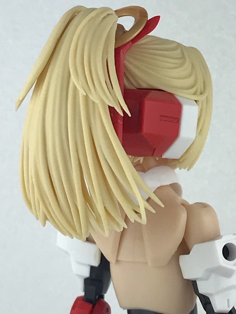 メガミデバイス 朱羅 弓兵 用 髪パーツ (武装モード)