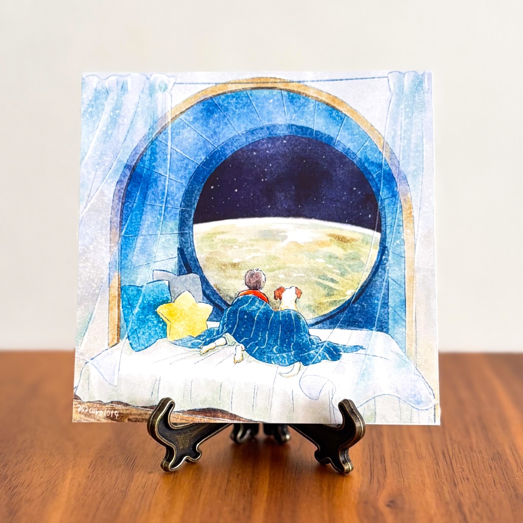 宇宙旅行 ポストカード