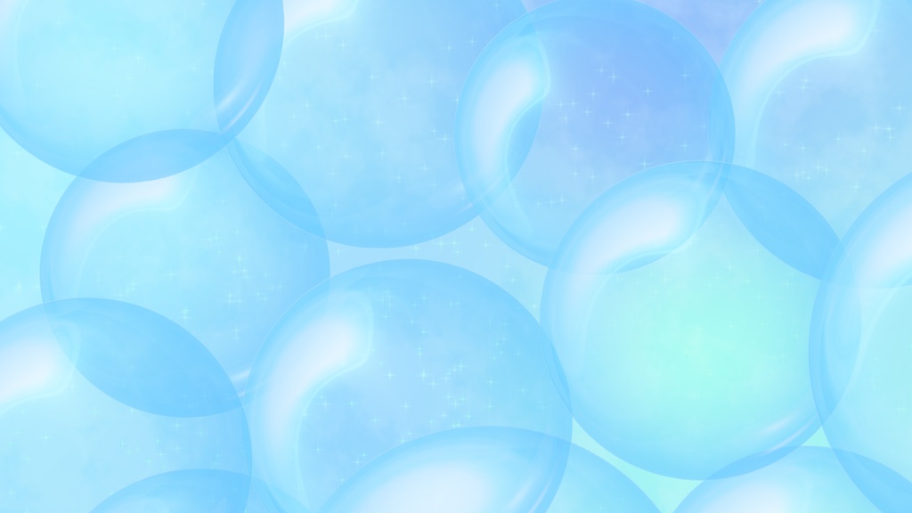 シャボン玉の背景動画