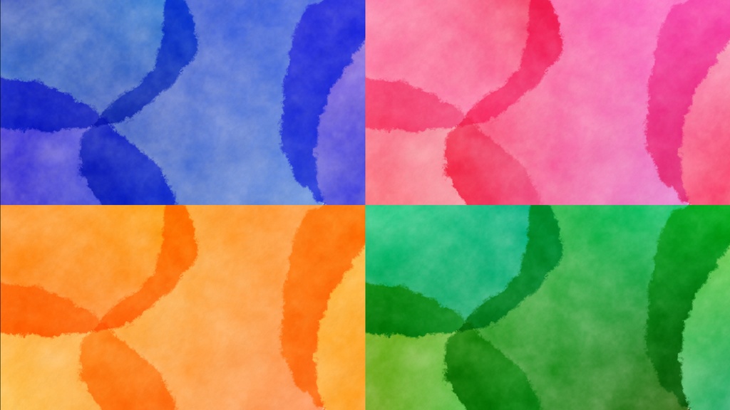 水彩画風の背景動画