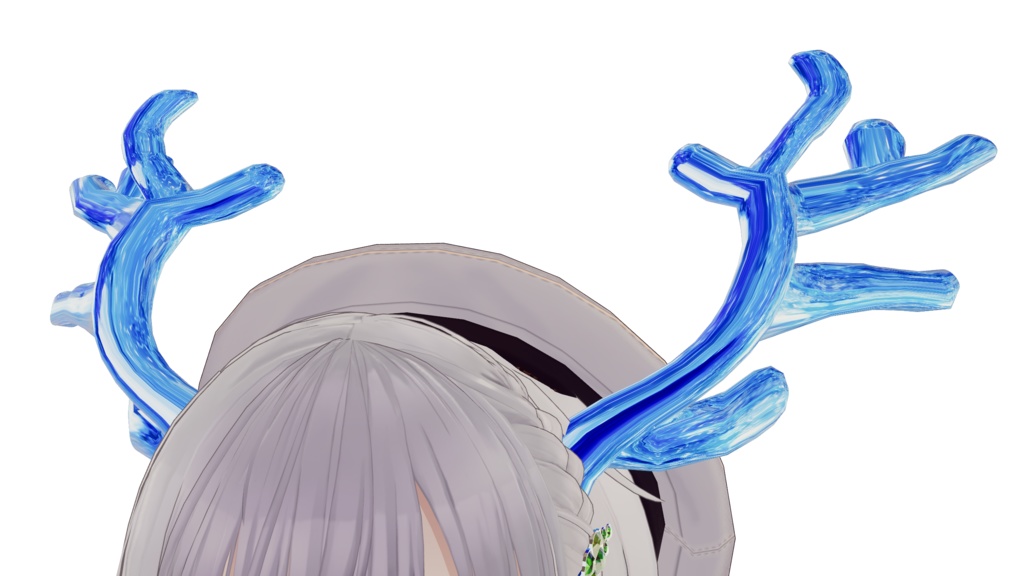 鹿の角(通常&ローポリ)