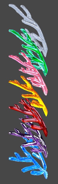 鹿の角(通常&ローポリ)