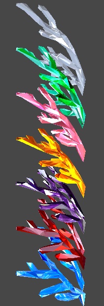 鹿の角(通常&ローポリ)