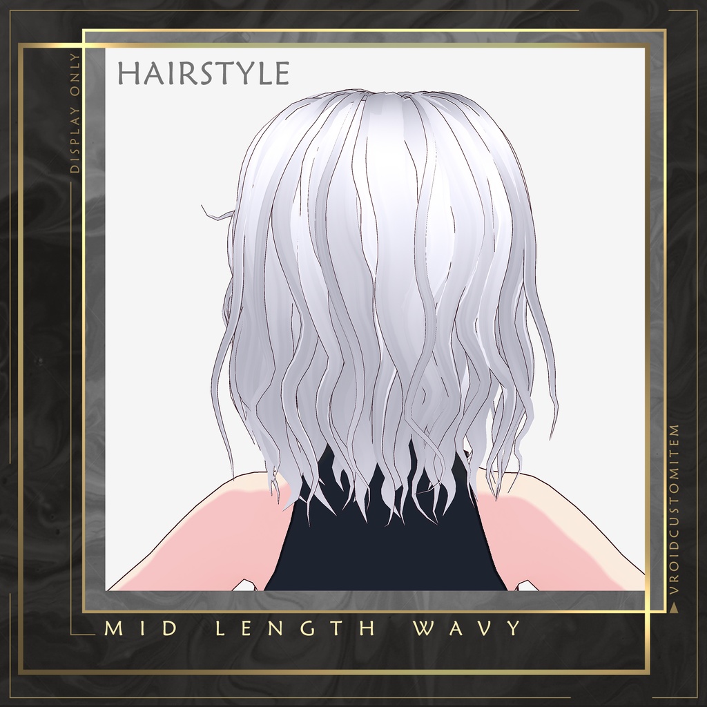 【 Vroid 】Trendy Mid Length Hair Style