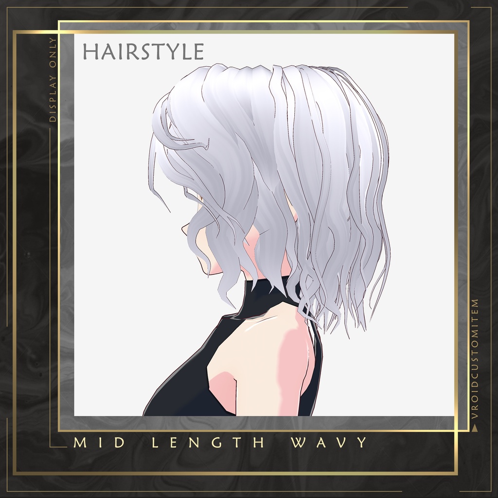 【 Vroid 】Trendy Mid Length Hair Style