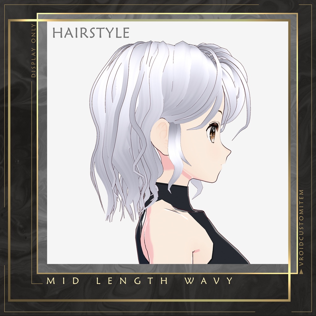 【 Vroid 】Trendy Mid Length Hair Style