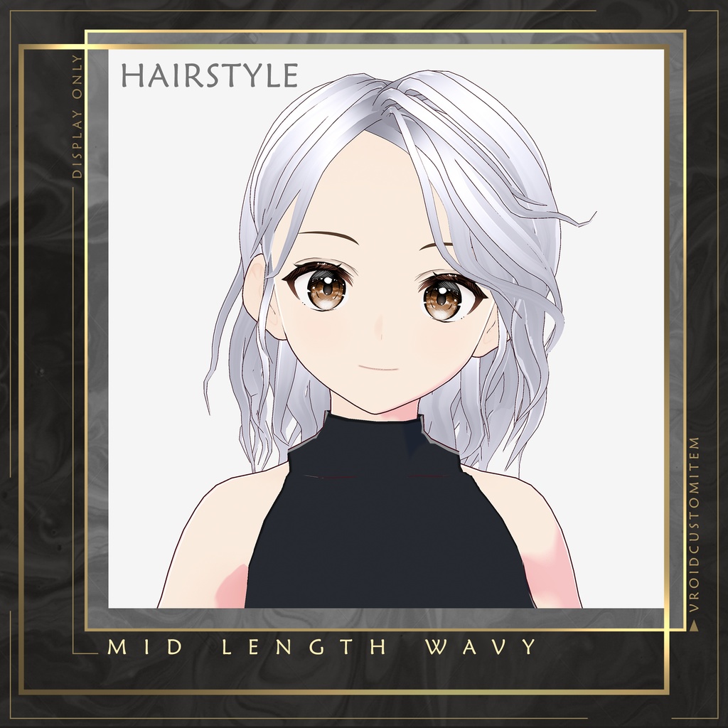【 Vroid 】Trendy Mid Length Hair Style