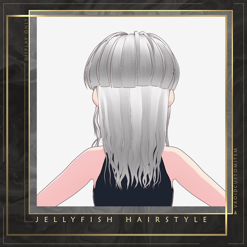 【Vroid】Jellyfish Hair Style