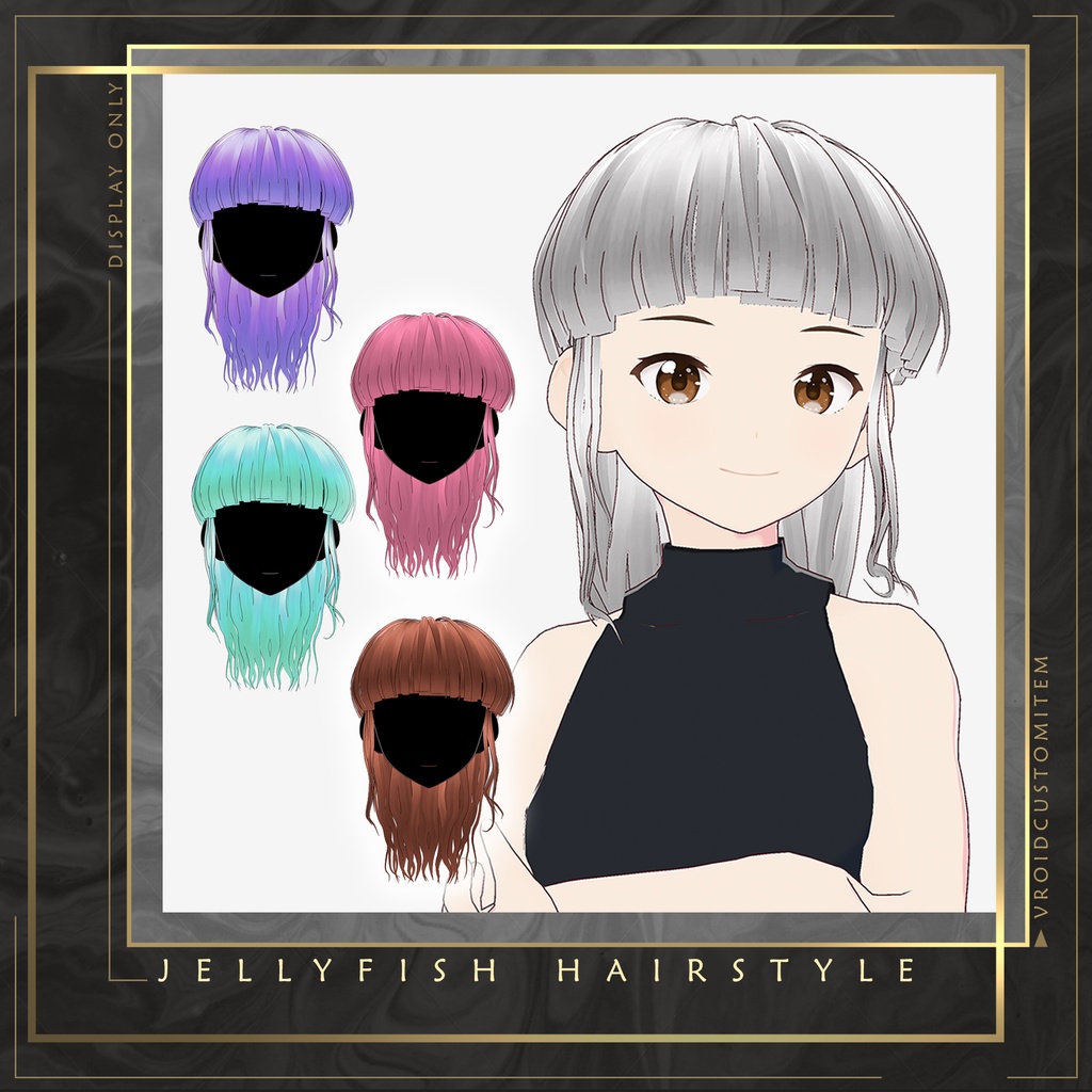 【Vroid】Jellyfish Hair Style