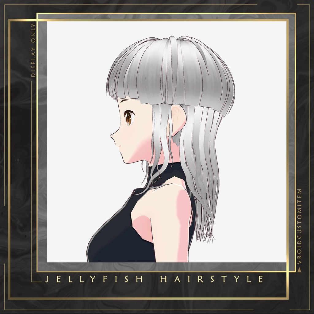 【Vroid】Jellyfish Hair Style