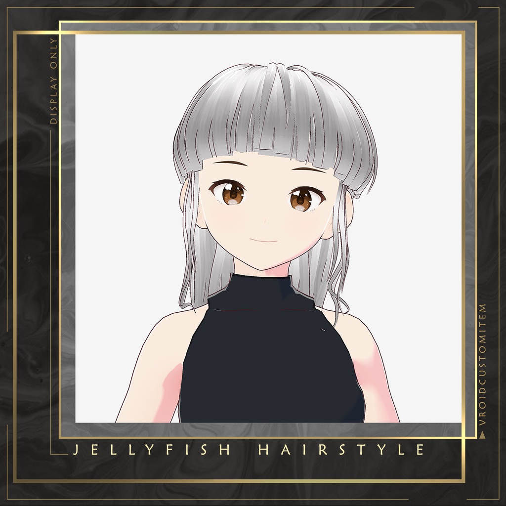 【Vroid】Jellyfish Hair Style